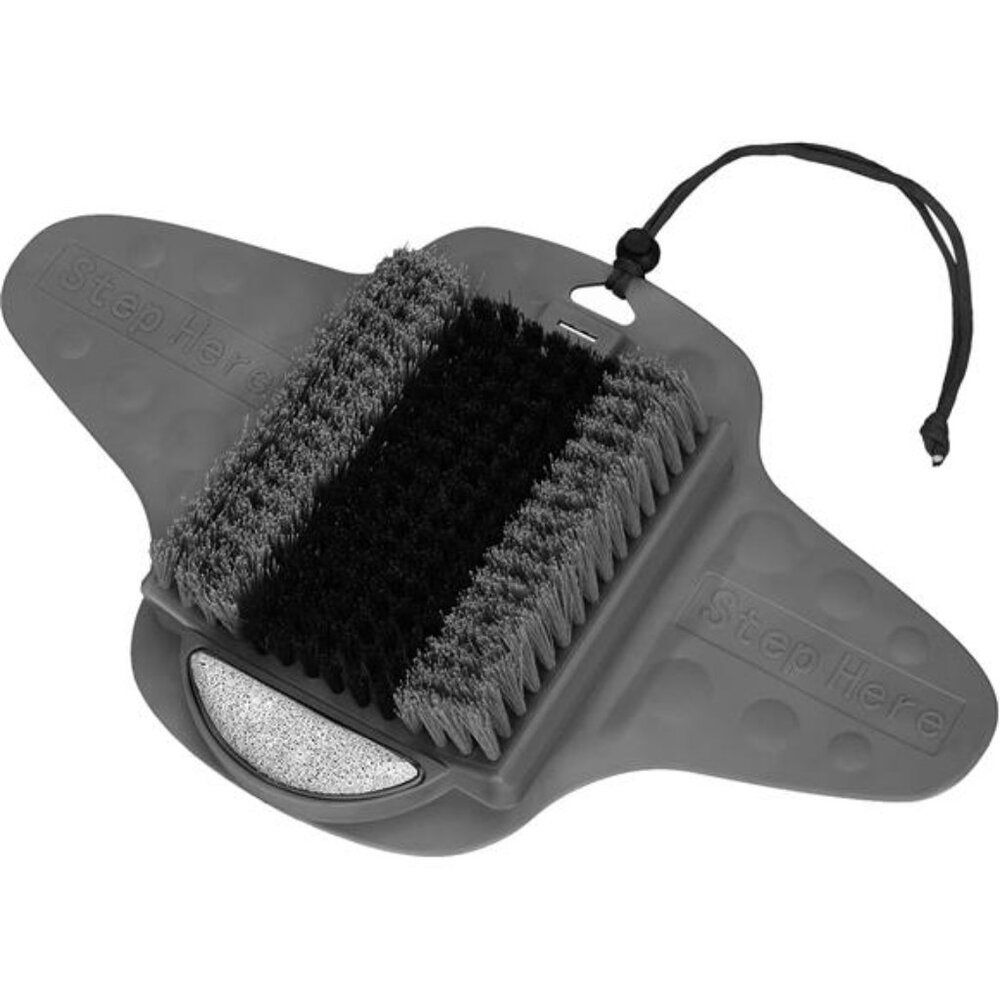 Shower Foot Scrubber Mat with Pumice Stone, Cleans, Exfoliates & Smooths
